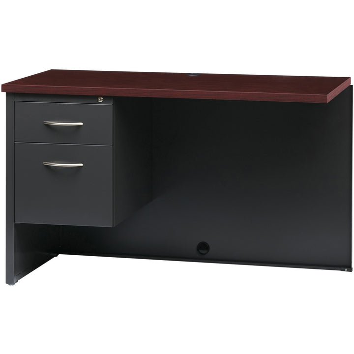 Image of Lorell Left Return Desk, 24"x48", CH/MH