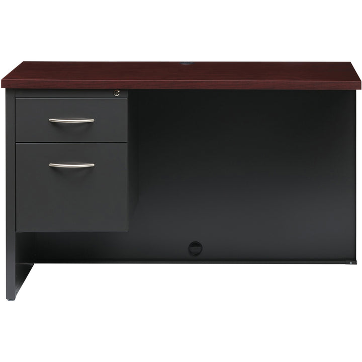 Image of Lorell Left Return Desk, 24"x48", CH/MH