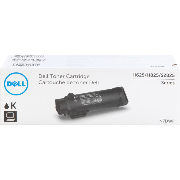 Image of Dell® Toner Cartridge, H625/H825, 3000 Yield, BK