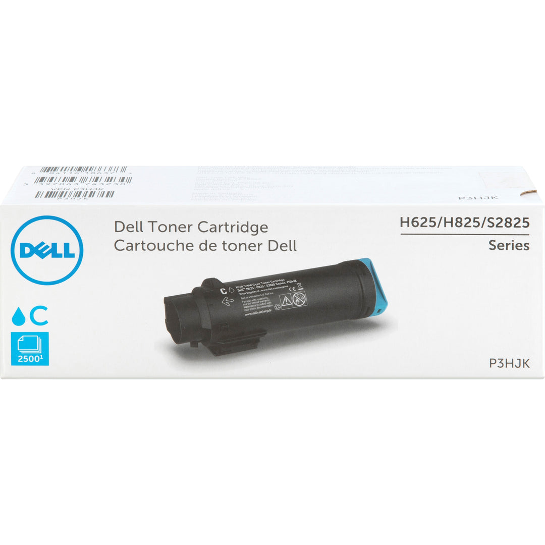 Image of Dell® Toner Cartridge, H625/H825, 2500 Yield, CYN