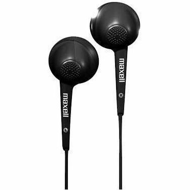 Image of Maxell® Jelleez Earbuds, 4 ft Cord, Black