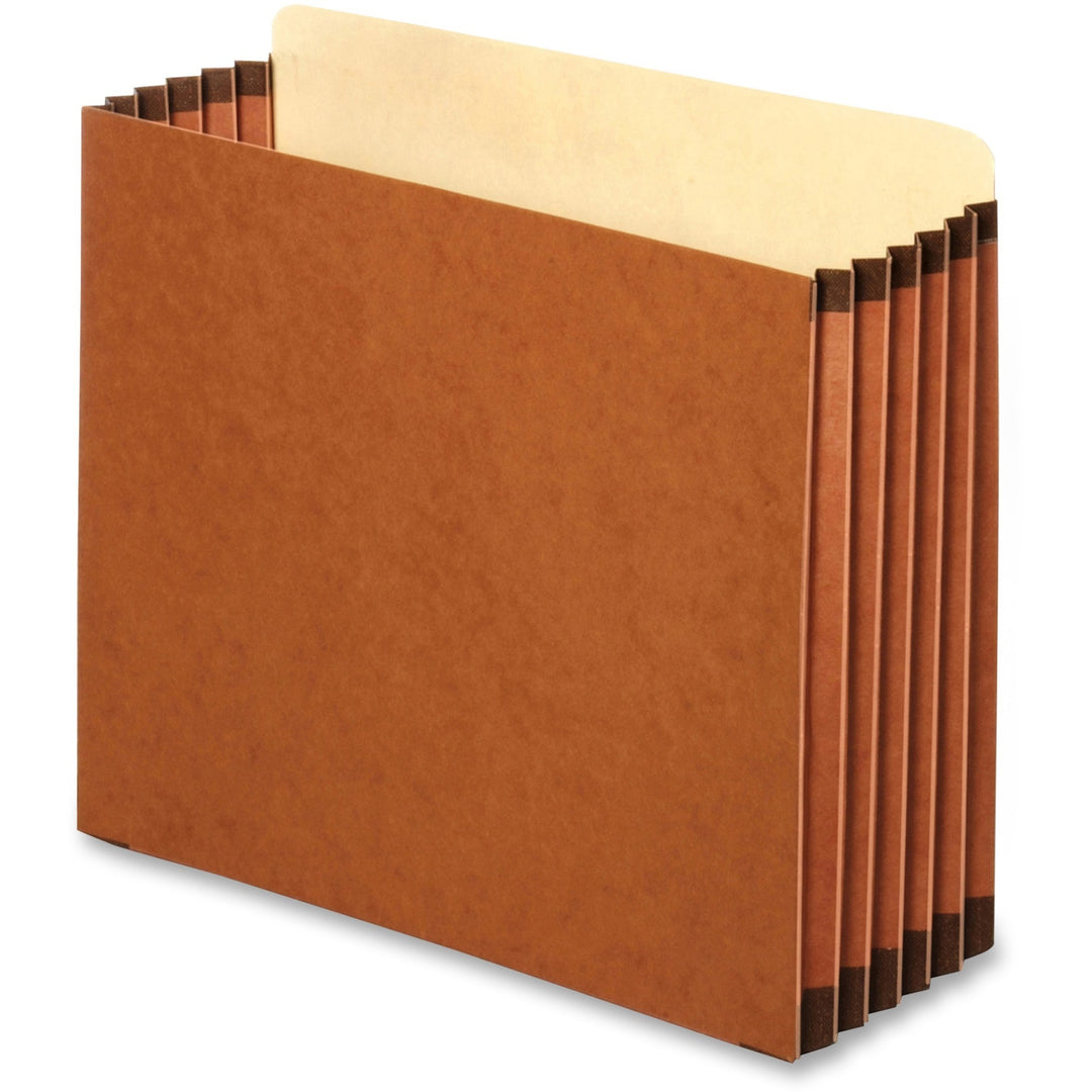 Image of Pendaflex® File Cabinet Pockets, 5.25" Expansion, Letter Size, Redrope, 10/box