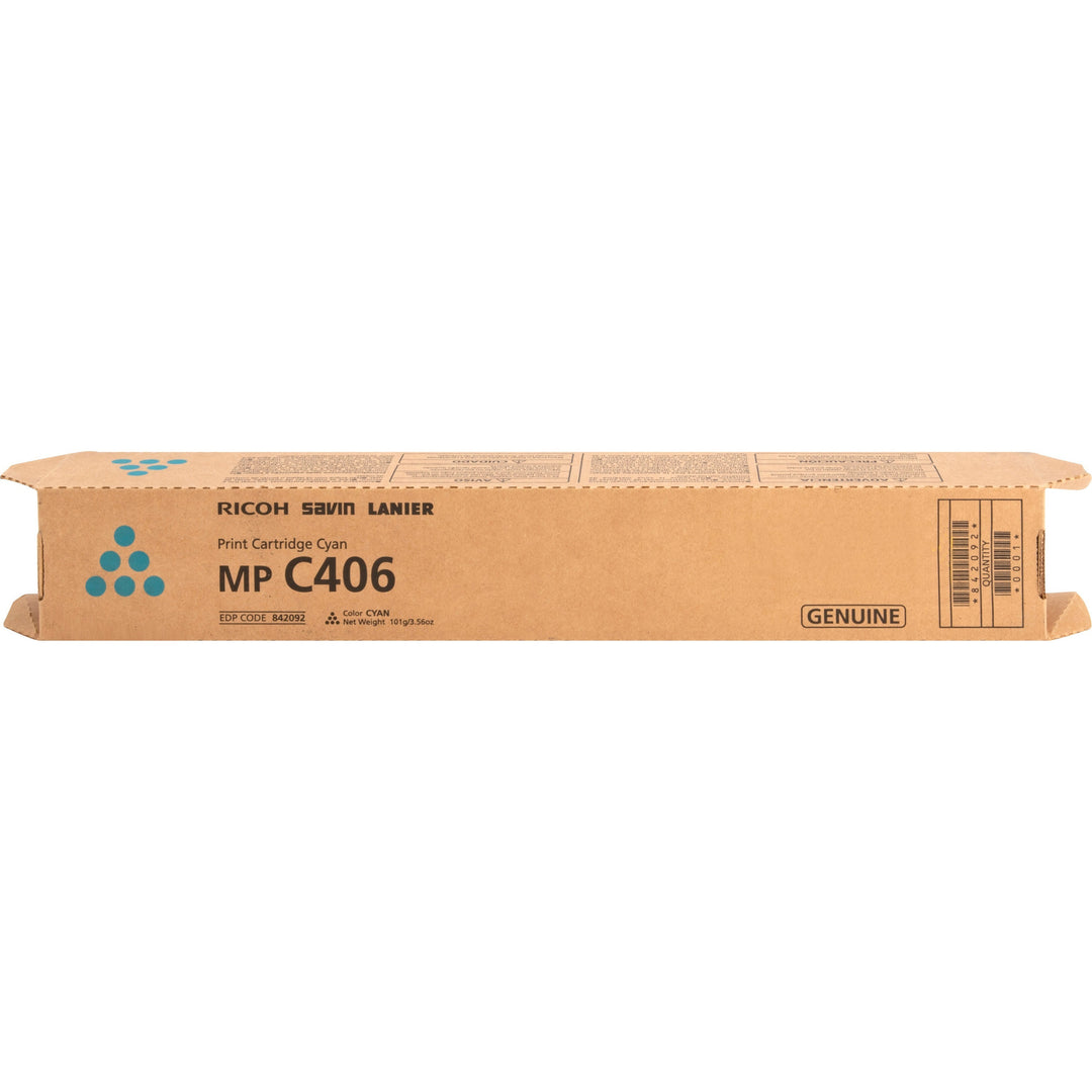 Image of Ricoh® Toner Cartridge, f/ 306/406, 6000 Yield, CYN