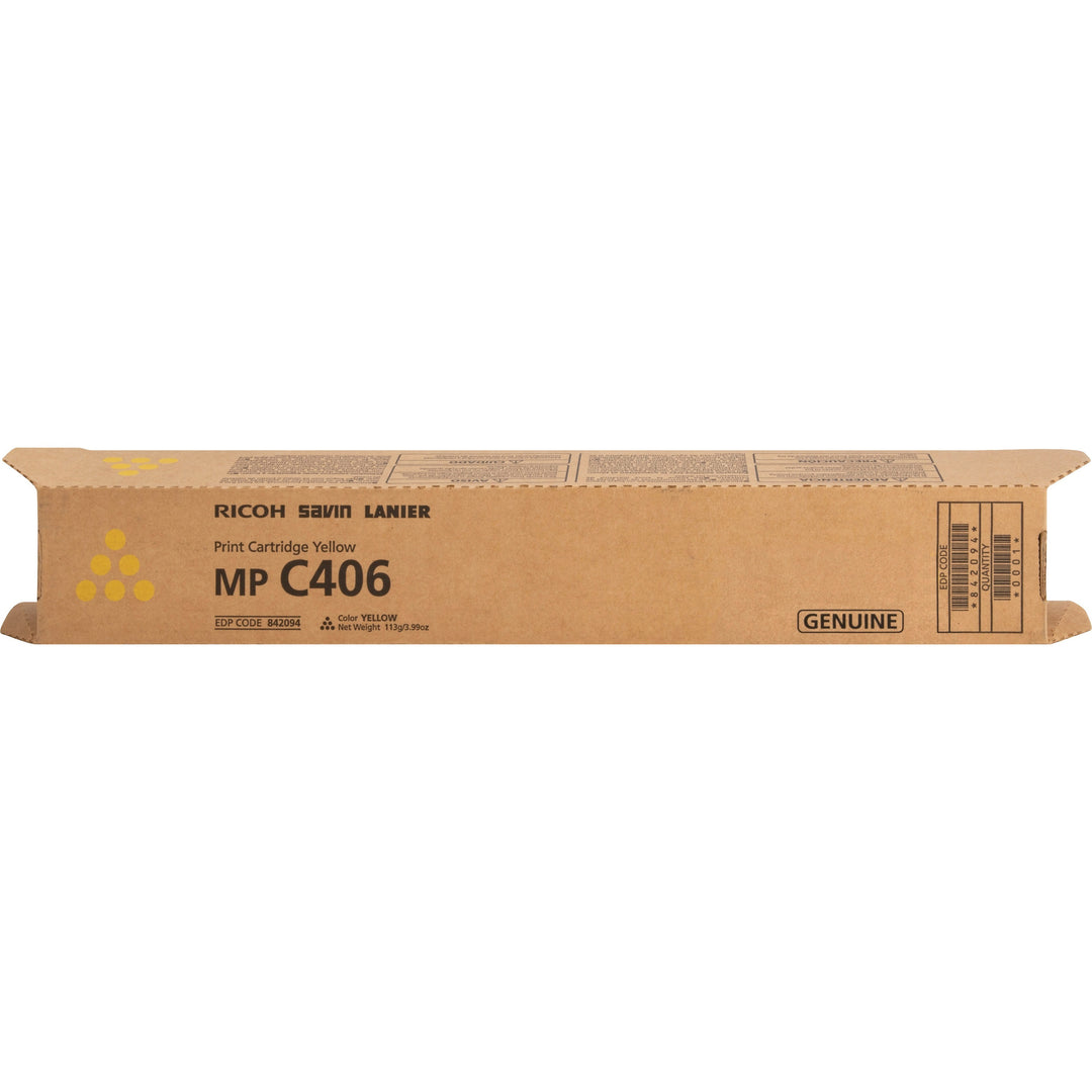 Image of Ricoh® Toner Cartridge, f/ 306/406, 6000 Yield, YW