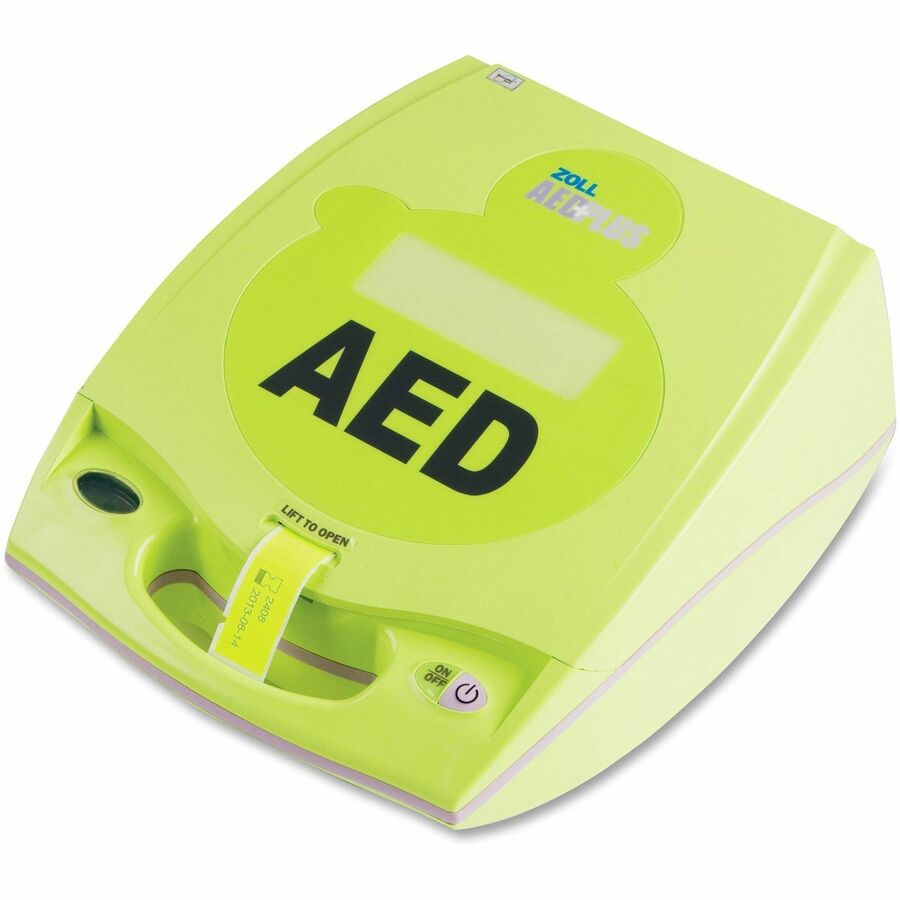 Image of ZOLL® AED Plus Defibrillator Package, CPR Padz, Lime