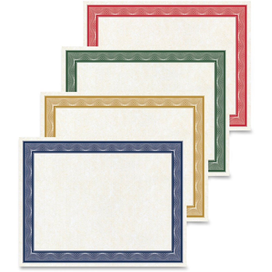 Image of Geographics® Blank Certificates, 40/PK, Ast