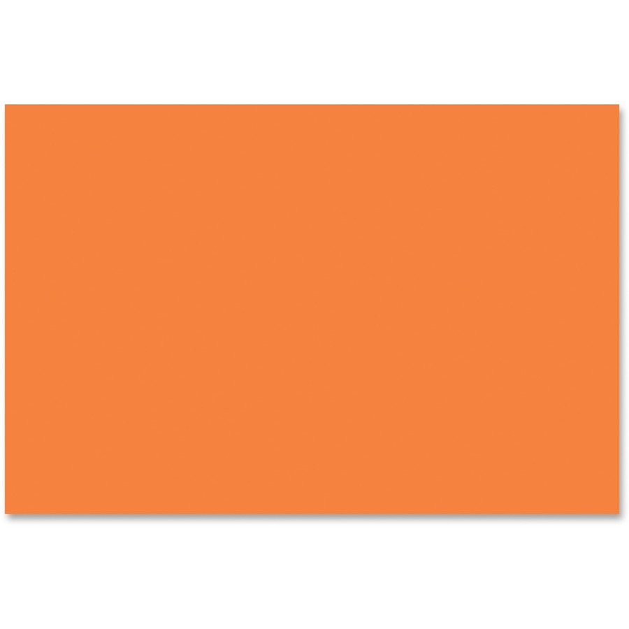 Image of Pacon® Construction Paper, 76 lb, 12"x18", 50/PK, Elec Orange