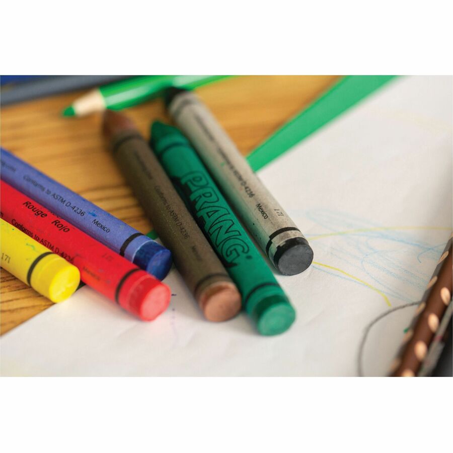 Image of Dixon® Crayons Masterpack, Large, 200/BX, Ast