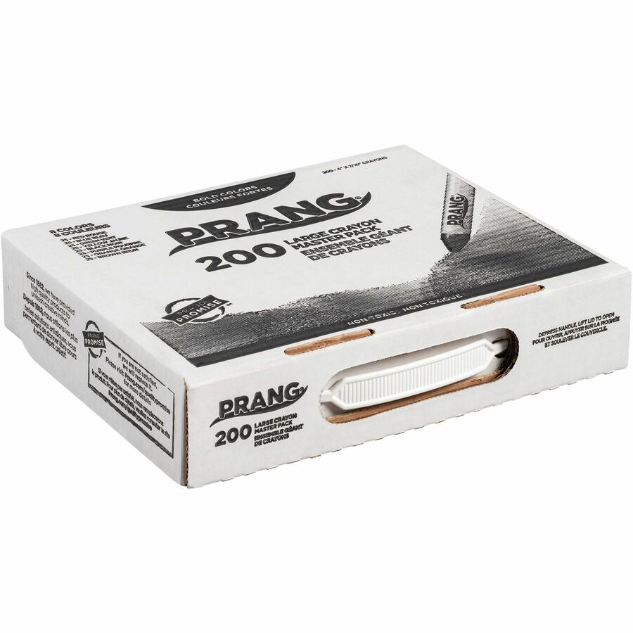 Image of Dixon® Crayons Masterpack, Large, 200/BX, Ast
