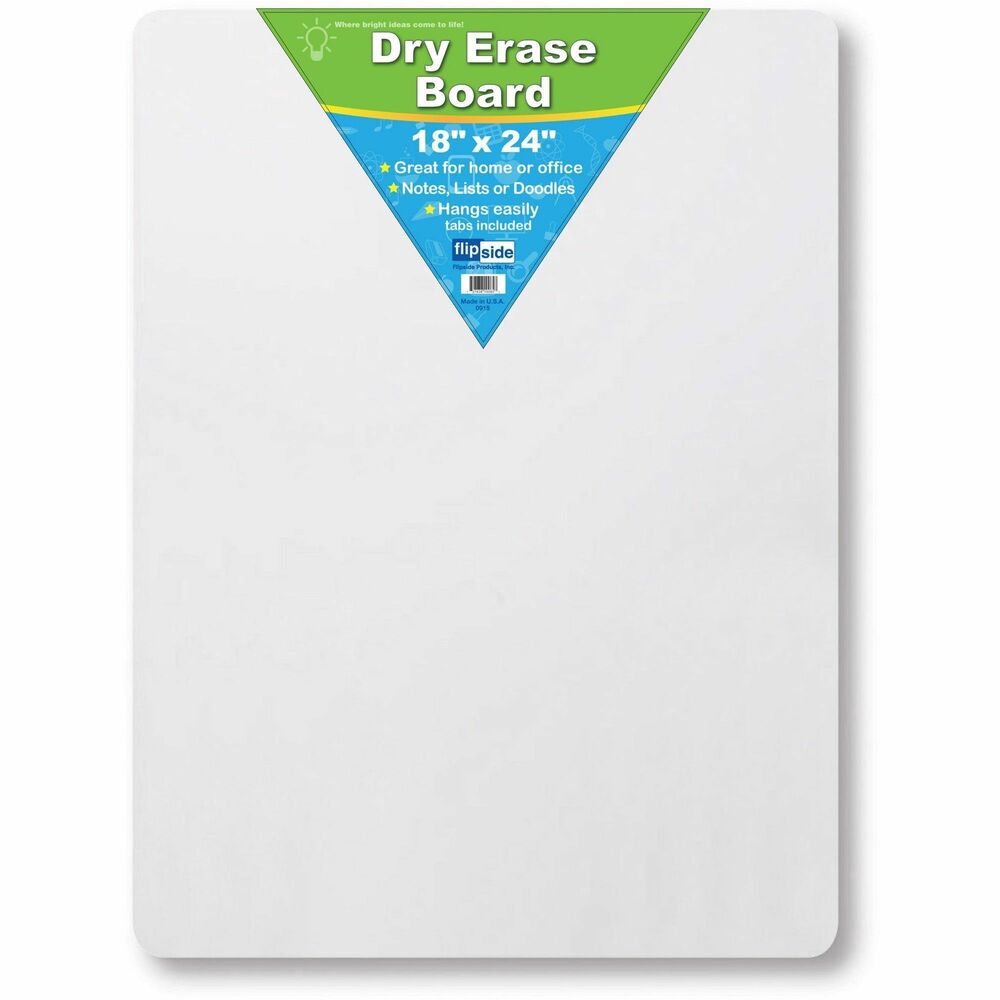 Image of Flipside Dry Erase Board, 18"x24", White