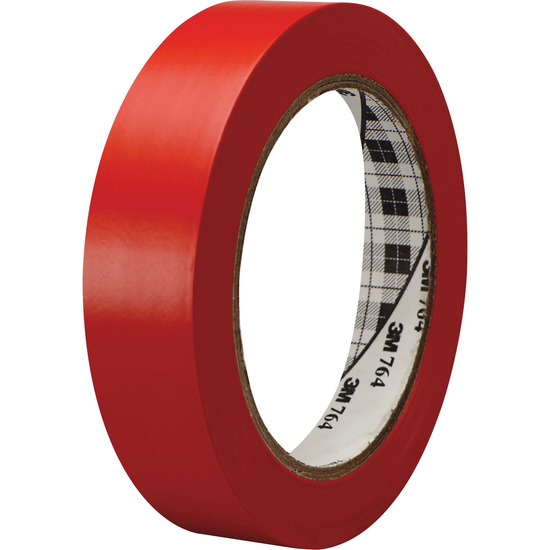 Image of 3M Tape, Vinyl, General Purpose, 1"x36 Yards, Red