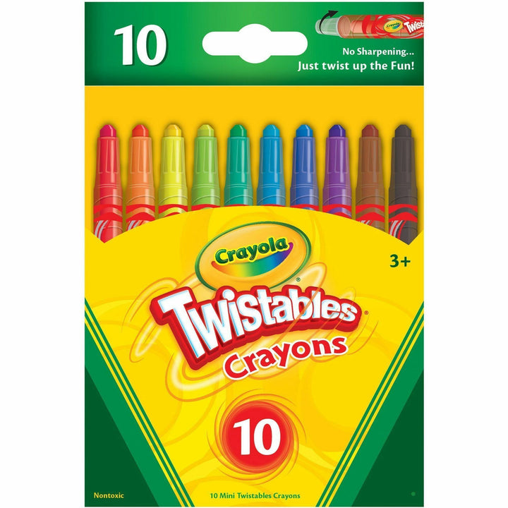 Image of Crayola® Crayons, Mini, Twistables, 10/ST, AST