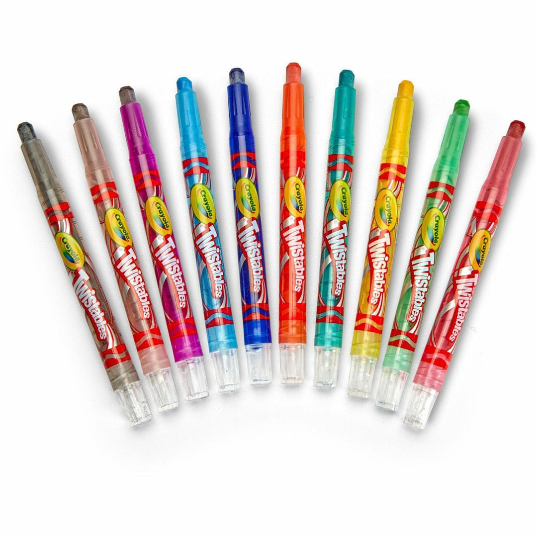 Image of Crayola® Crayons, Mini, Twistables, 10/ST, AST