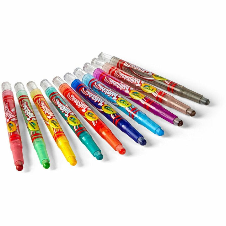 Image of Crayola® Crayons, Mini, Twistables, 10/ST, AST
