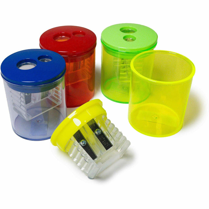 Image of Eisen ESN51312 Two-hole Sharpener, 2 Hole(s), 2.5" H x 1.3" Width, Assorted, 12 / Box