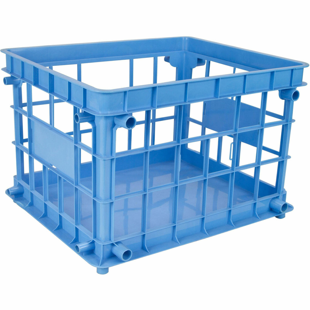 Image of Storex Standard Crate, 14-1/4"x17-1/4"x11", 3/ST, Bright/Assorted