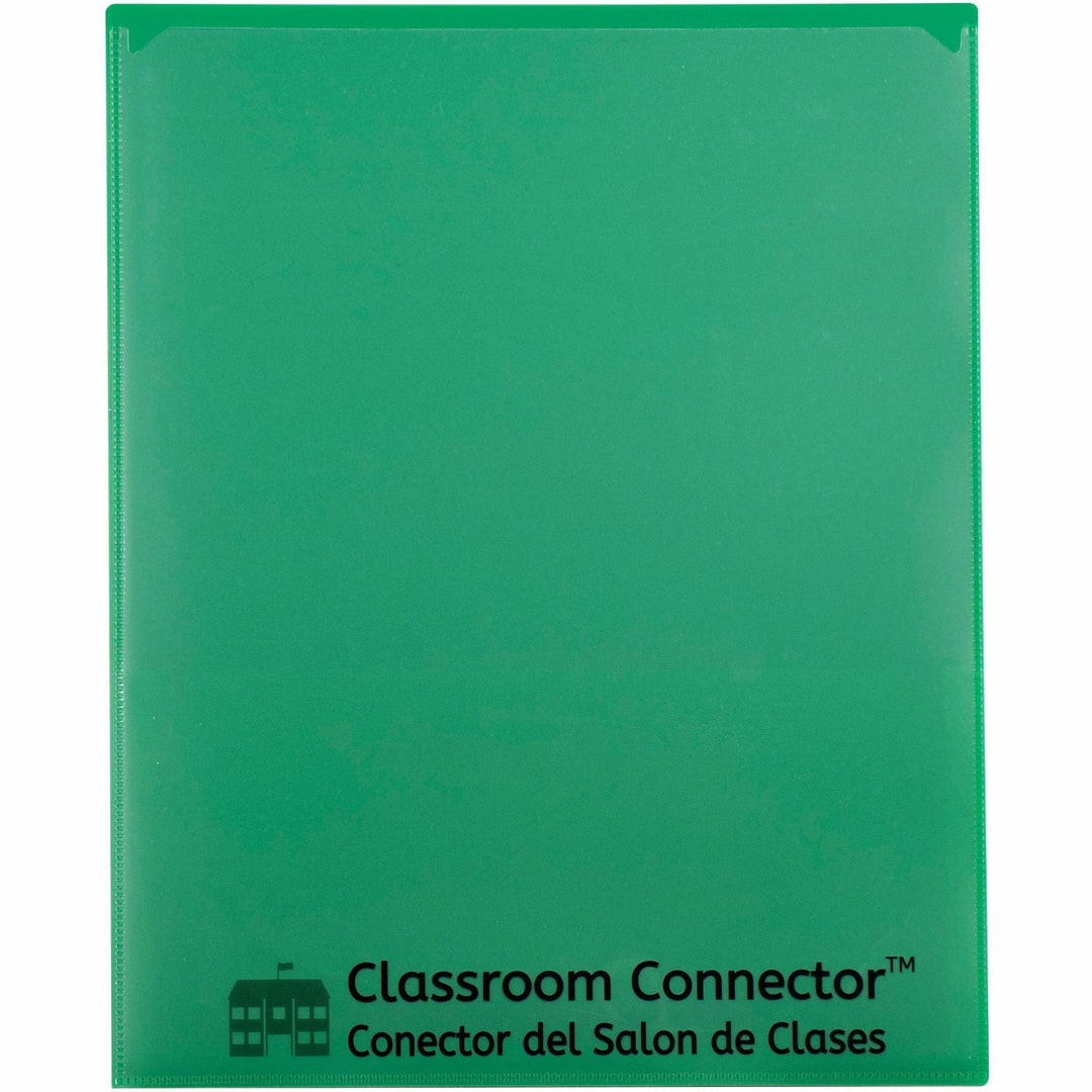 Image of C-Line® Folder, 2-Pocket, Poly, 50-Sht Cap, Letter, 25/BX, Green