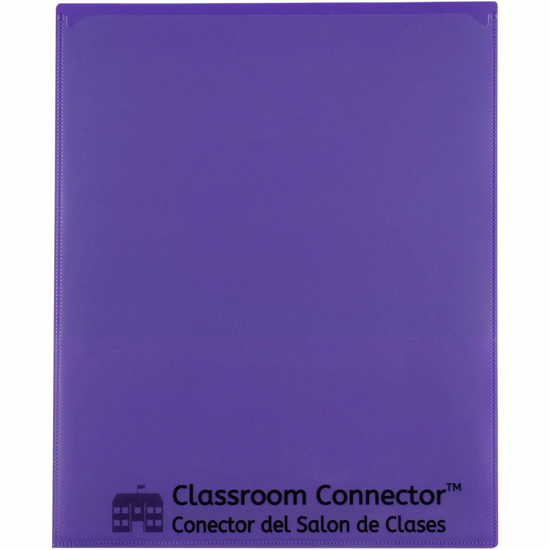 Image of C-Line® Folder, 2-Pocket, Poly, 50-Sht Cap, Letter, 25/BX, Purple