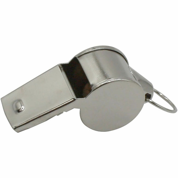 Image of Champion Sports 501 Medium Weight Metal Whistle, Silver, 12 / Dozen