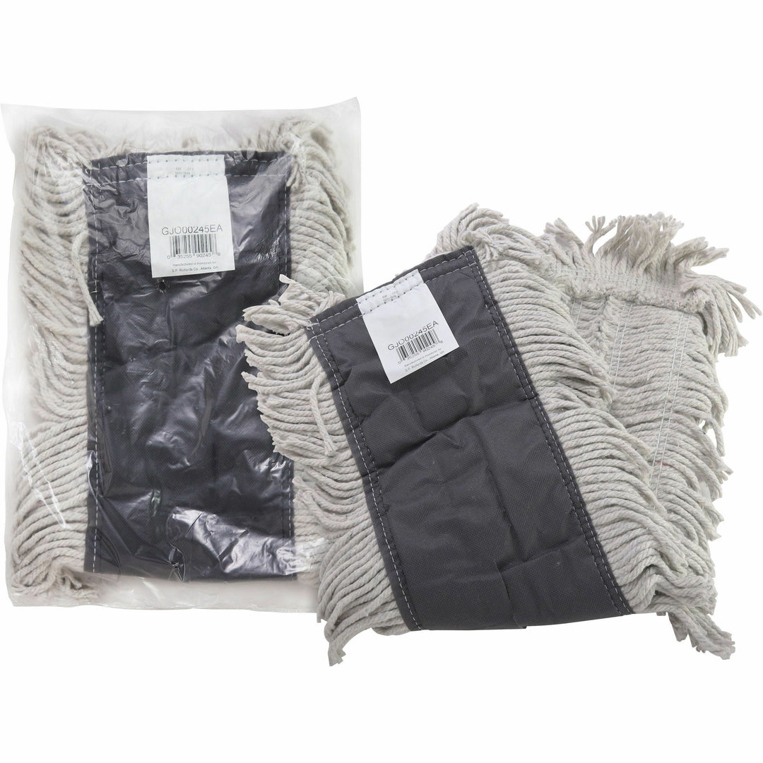 Image of Genuine Joe Dust Mop Refill, Cotton, Disposable, 24"x5", Natural