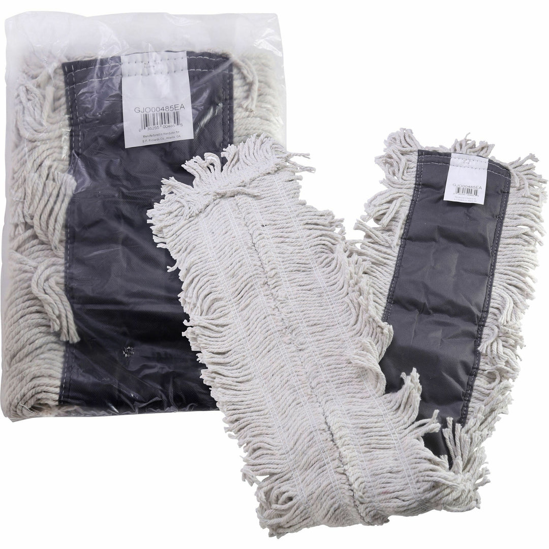 Image of Genuine Joe Dust Mop Refill, Cotton, Disposable, 48"x5", Natural