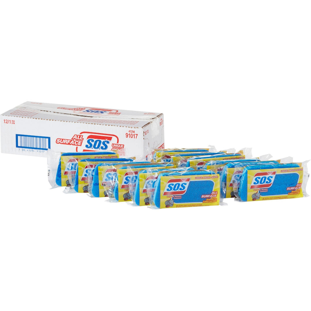 Image of Clorox® Scrubber Sponges, All Surface, 2-1/2"x4-1/2", 12/CT, BE