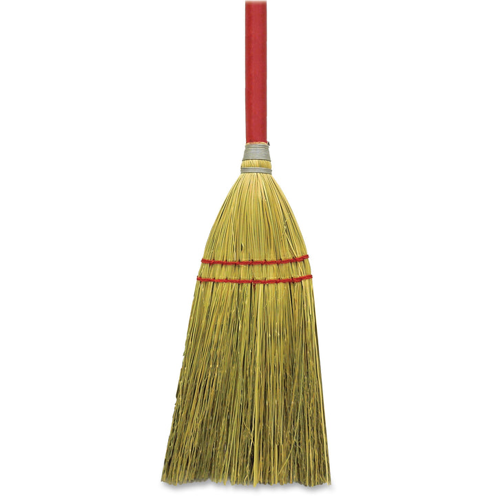Image of Genuine Joe Toy Broom, Corn Fiber Bristles, 24"L Handle, 12/CT, Natural