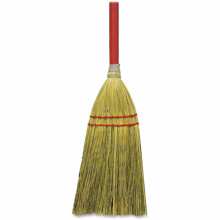 Image of Genuine Joe Toy Broom, Corn Fiber Bristles, 24"L Handle, 12/CT, Natural