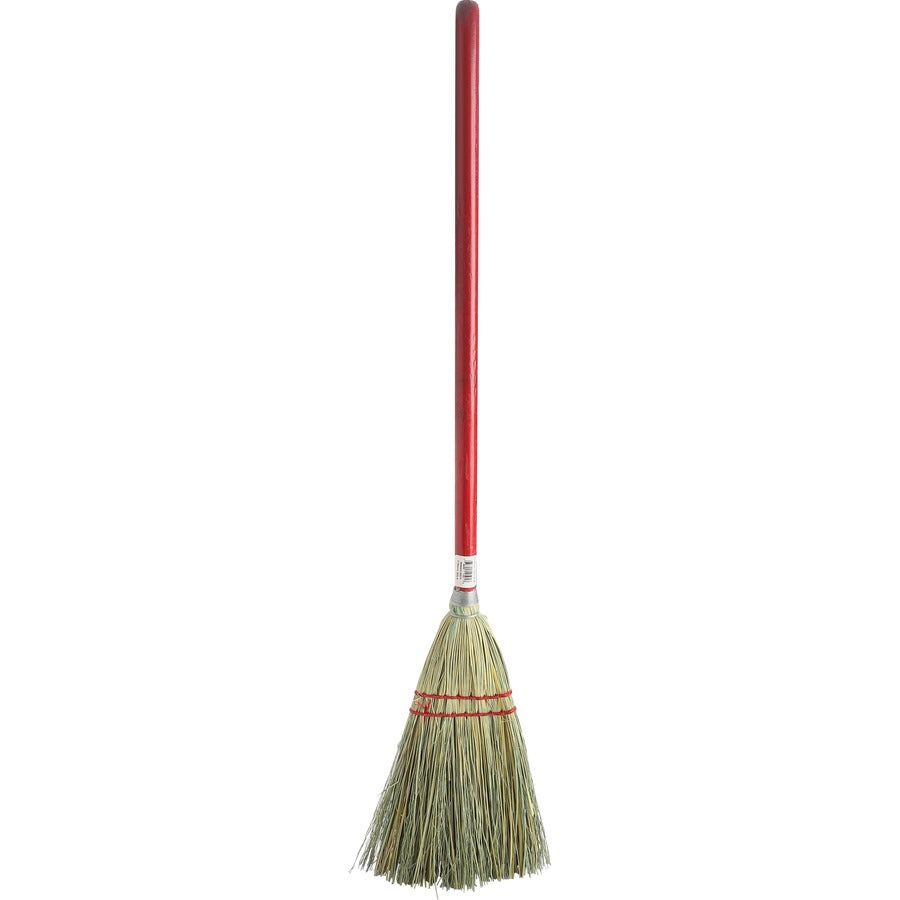 Image of Genuine Joe Toy Broom, Corn Fiber Bristles, 24"L Handle, 12/CT, Natural