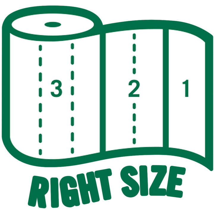Image of Seventh Generation 13739 100% Recycled Paper Towels, 2 Ply, 156 Sheets/Roll, White, Paper, 8 / Pack