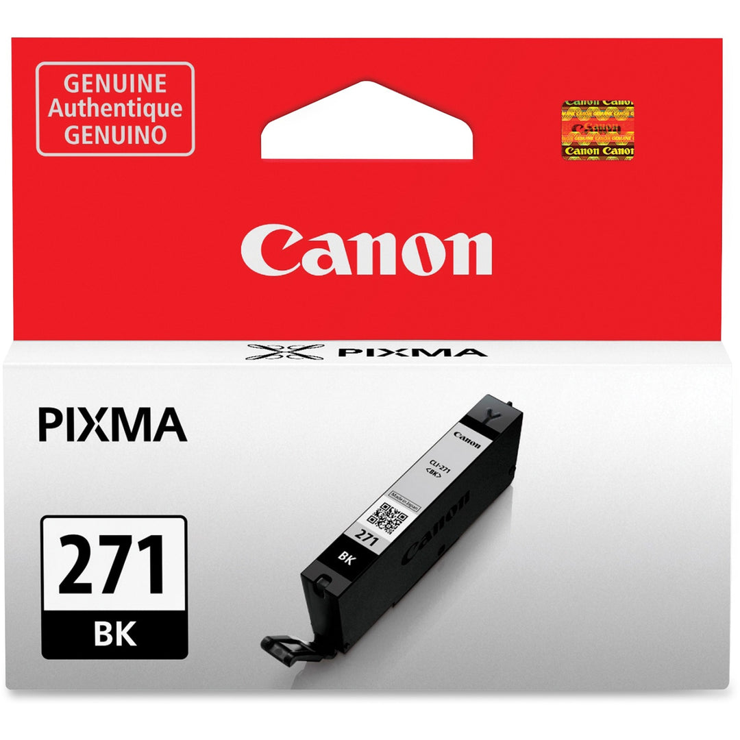 Image of Canon CLI-271 Ink Cartridge, Inkjet, Black, 1 Each