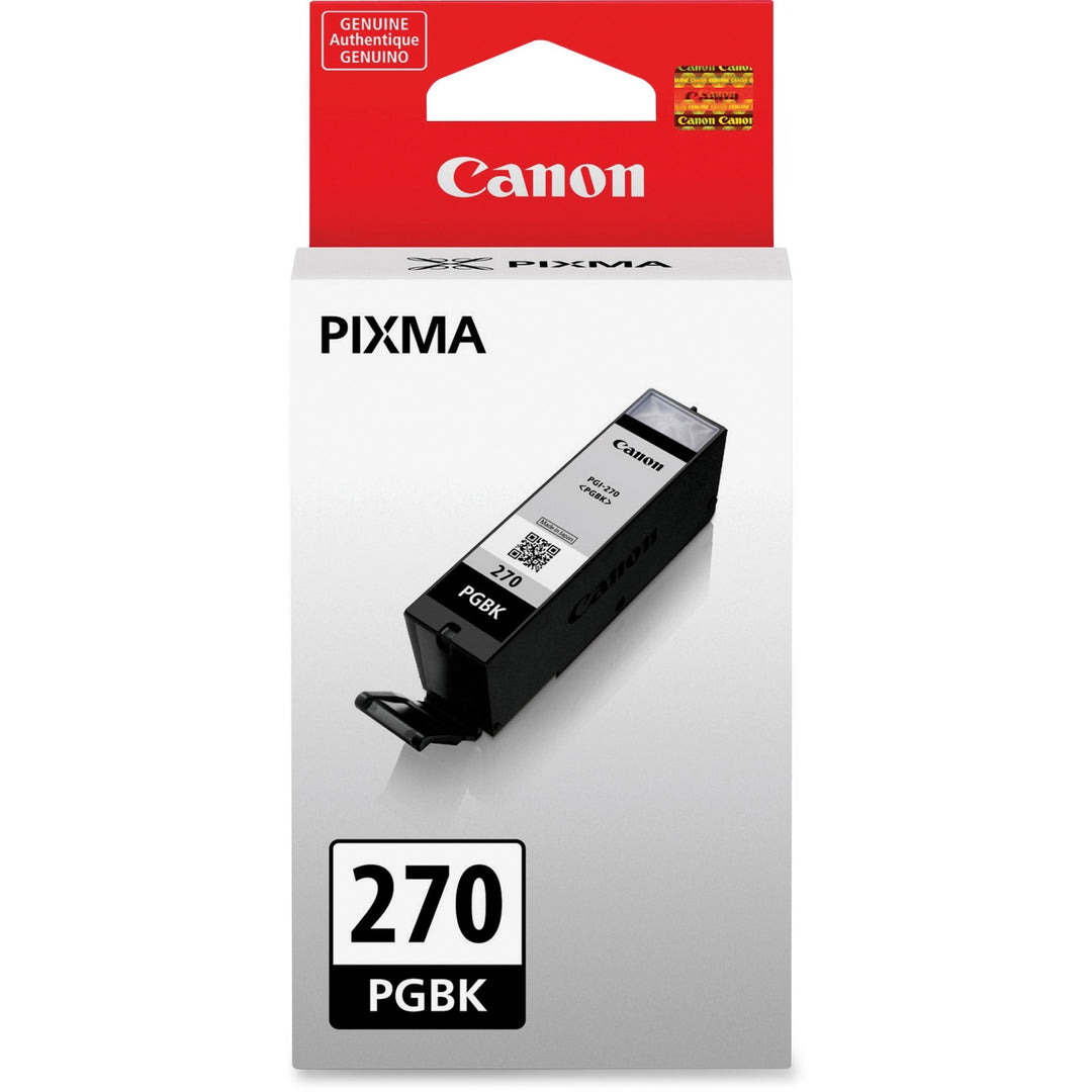 Image of Canon PGI-270 Black Pigment Ink Cartridge, Inkjet, Pigment Black, 1 Each