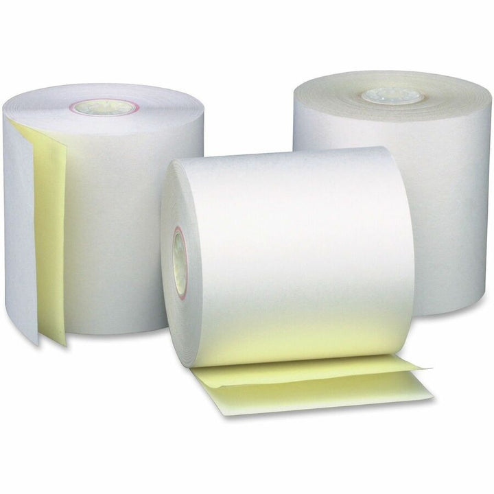 Image of Business Source Carbonless Paper Rolls, 2-Ply, 3"x90', 50RL/CT, White