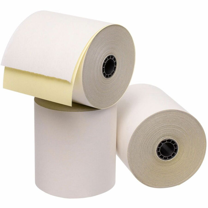 Image of Business Source Carbonless Paper Rolls, 2-Ply, 3"x90', 50RL/CT, White
