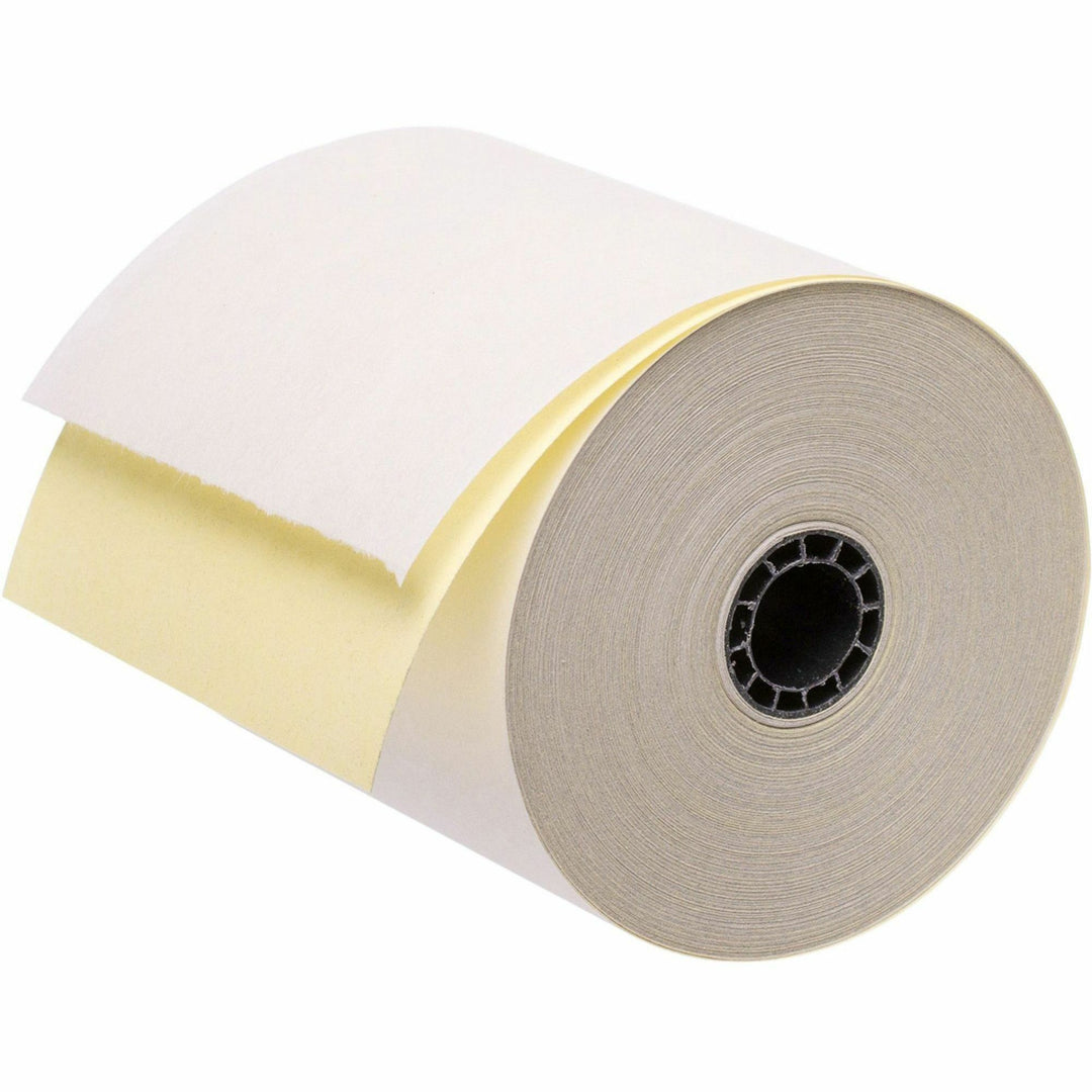 Image of Business Source Carbonless Paper Rolls, 2-Ply, 3"x90', 50RL/CT, White