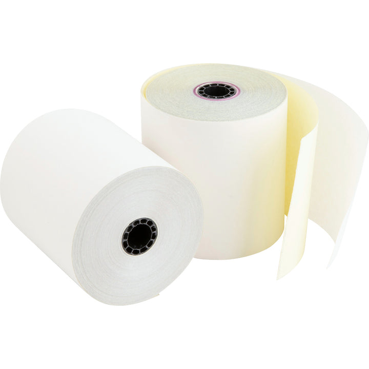 Image of Business Source Carbonless Paper Rolls, 2-Ply, 3"x90', 50RL/CT, White