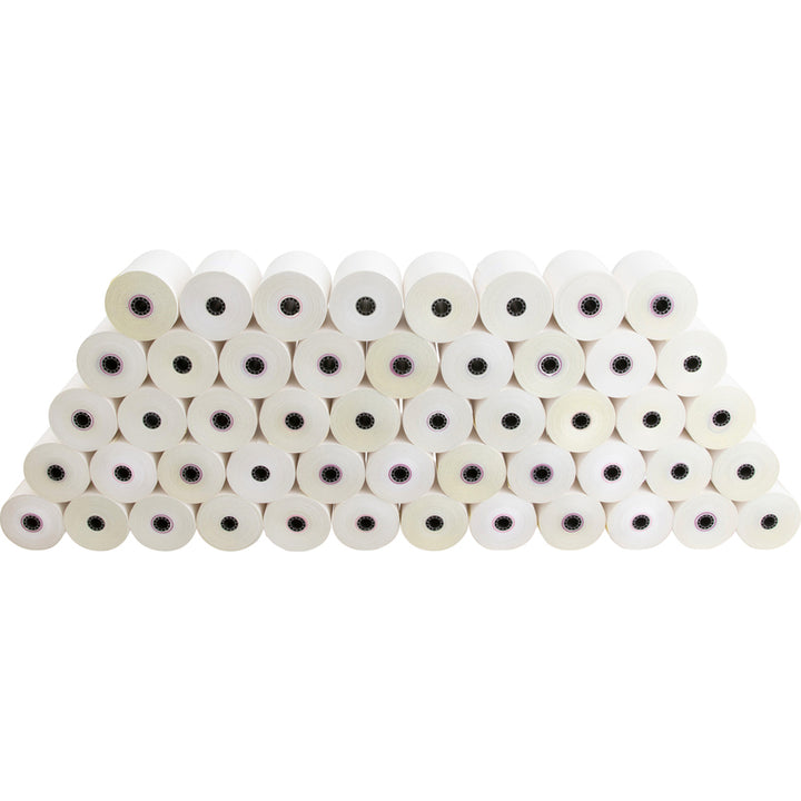 Image of Business Source Carbonless Paper Rolls, 2-Ply, 3"x90', 50RL/CT, White