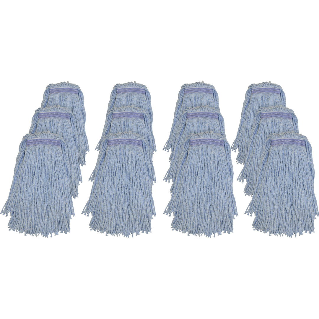 Image of Genuine Joe N24B1BCT Blended Yarn Mophead, Yarn, 12 / Carton