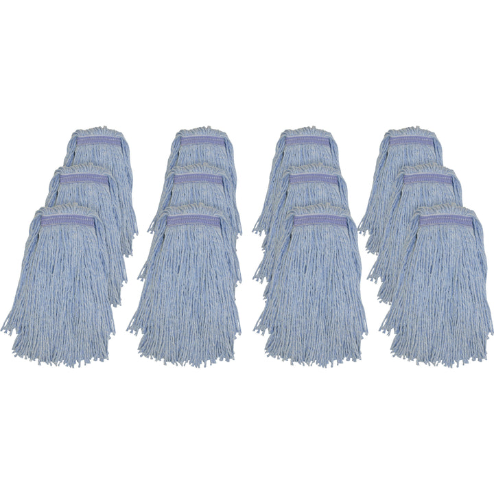 Image of Genuine Joe N24B1BCT Blended Yarn Mophead, Yarn, 12 / Carton