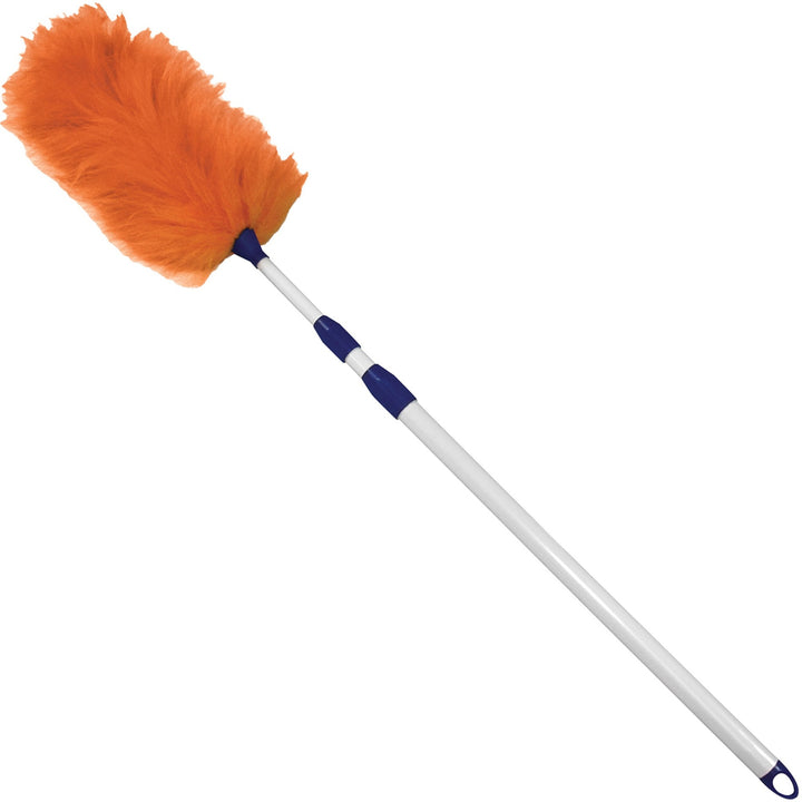 Image of Impact® Lambswool Duster, Twist/Lock, 33-60", 12/CT, White