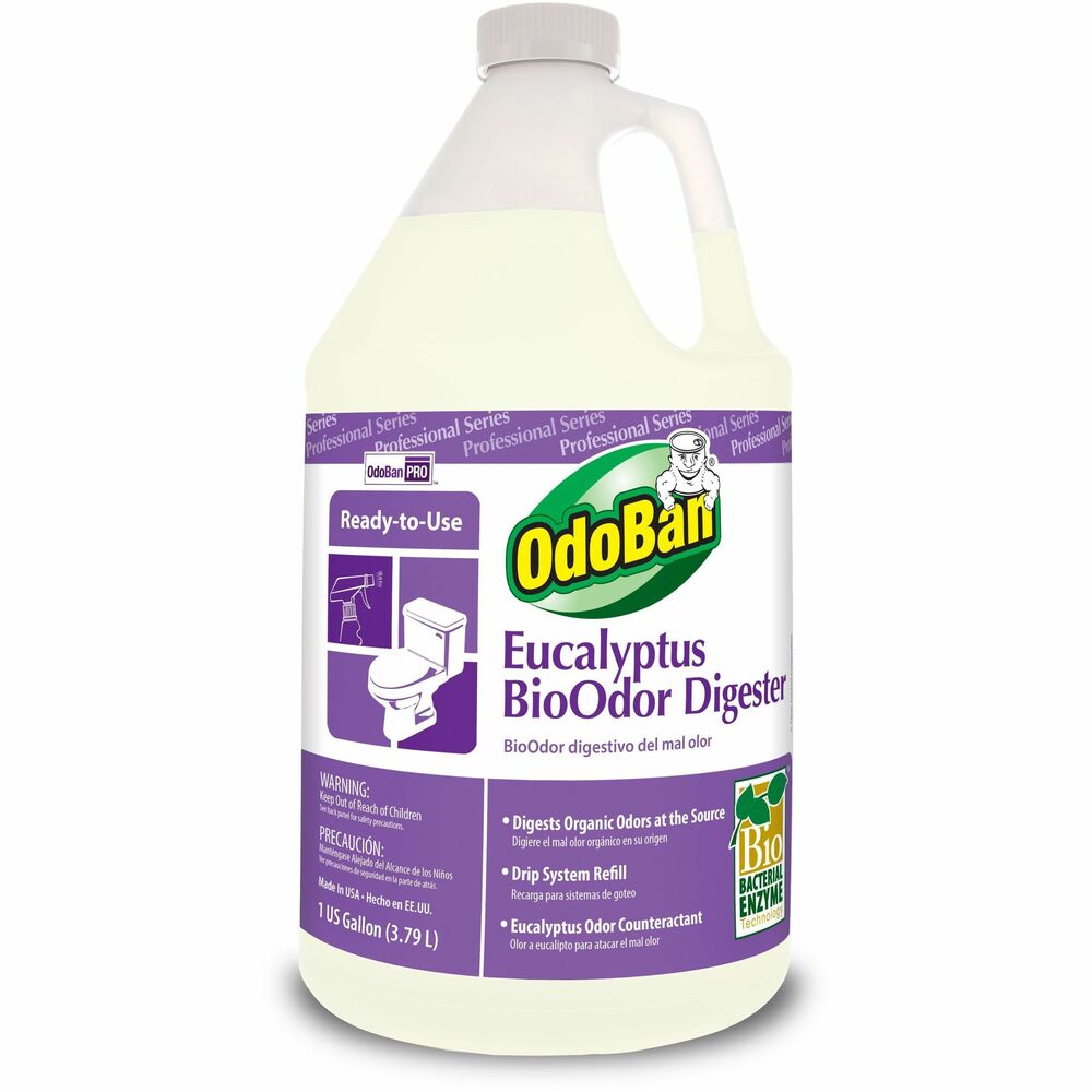 Image of Clean Control Corporation Bio-Odor Digester, Gallon Refill, Eucalyptus,1 Gallon, PE
