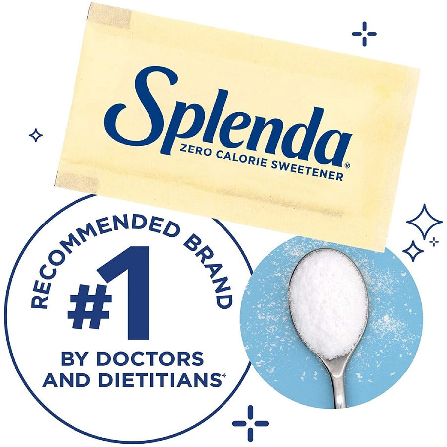 Image of Splenda 200025 No Calorie Sweetener Packets, 0.035 oz (1 g), Artificial Sweetener, 100 / Box