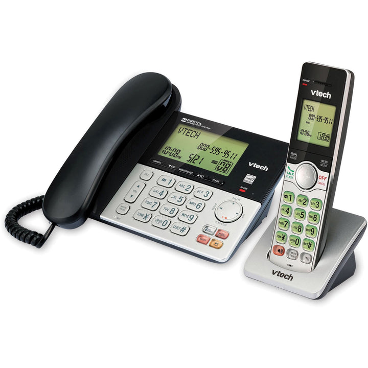 Image of Vtech® Phone System, Corded/Cordless, Full Duplex, DECT 6.0, Multi