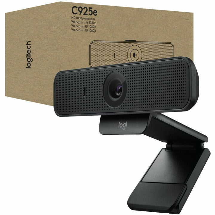 Image of Logitech® C925e 1080p Business Webcam, 1920 pixels x 1080 pixels, 2 Mpixels, Black