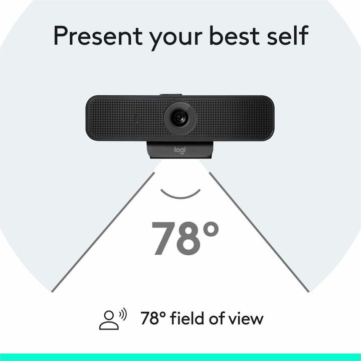 Image of Logitech® C925e 1080p Business Webcam, 1920 pixels x 1080 pixels, 2 Mpixels, Black