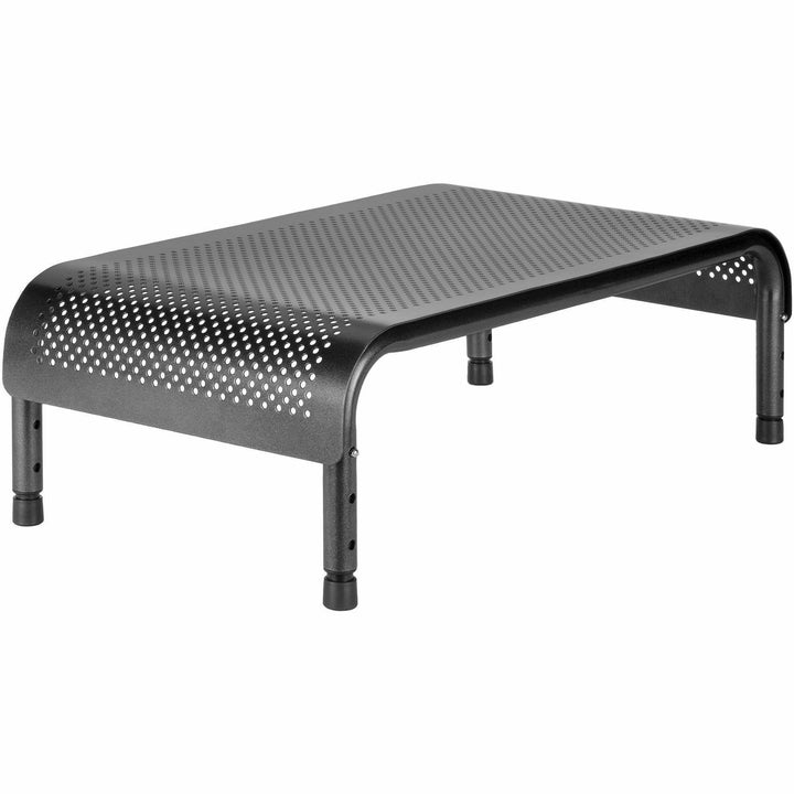 Image of Allsop® Monitor Stand, Metal, Ergo 3, 10"x18"x6", Pearl/Black