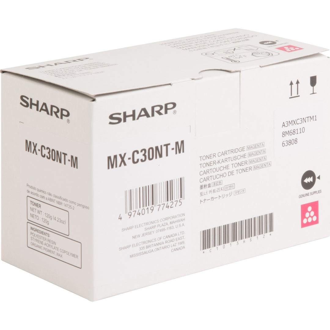 Image of Sharp® Toner Cartridge, f/ MX-C300, 6000 Page Yield, MA