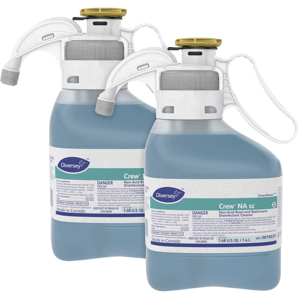 Image of Diversey Disinfectant Cleaner,f/Bowl/Bathrm,1.4L,Floral Scent,2/CT,BE