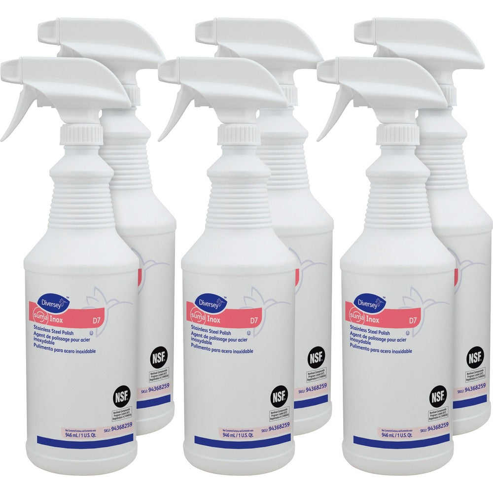 Image of Diversey Suma INOX D7, Stainless Steel Polish, 946ml, 6/CT, CL