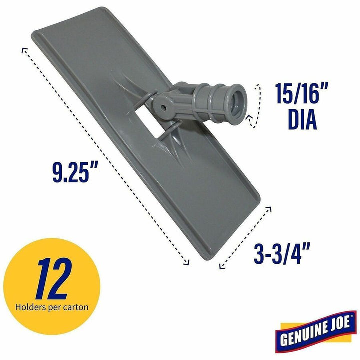 Image of Genuine Joe 27000CT Cleaning Pad Holder, Gray, 12 / Carton
